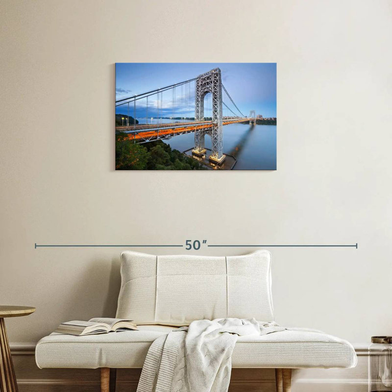 Lilie NY George Washington Bridge, 20" H x 30" W