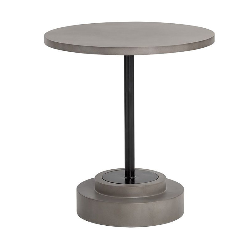 Table de salle à manger Centro, Gris, Gris / Noir