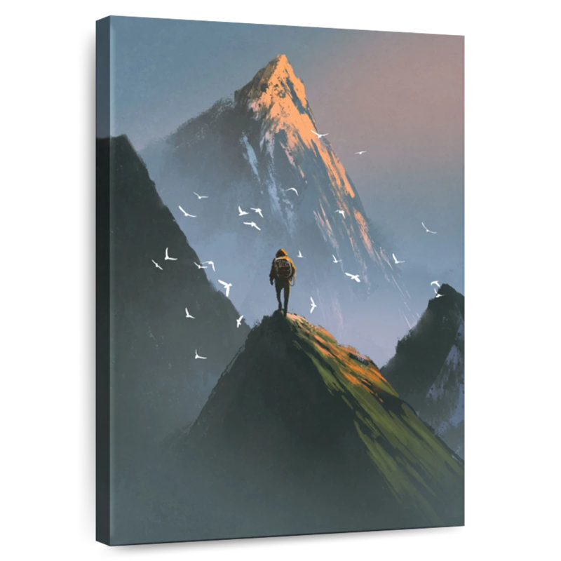 Sireci Man Climbing, 24" H x 16" W