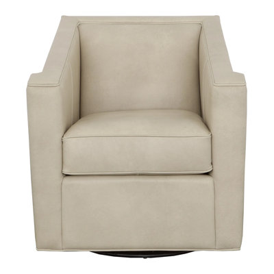 Married Leather Swivel Club Chair