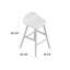 Ralphy Upholstered Counter Stool with Solid Wood Frame