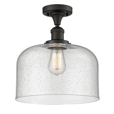 Plafonnier semi-encastré 1 lumière Bell