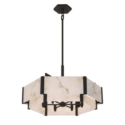 Orleans 6-Light Hubbs in Black Cashmere