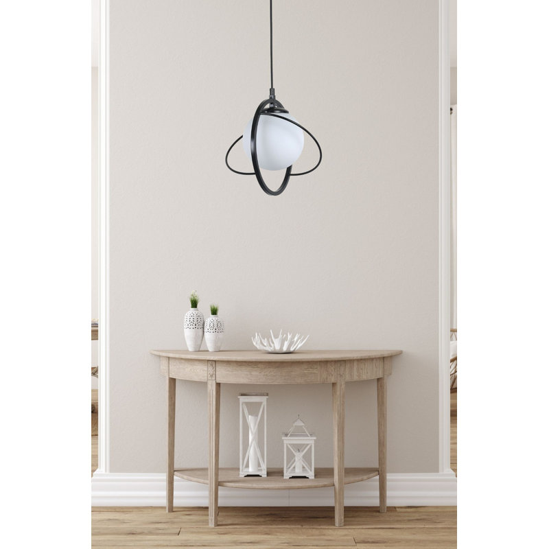 Chandle Chandelier, White/Black