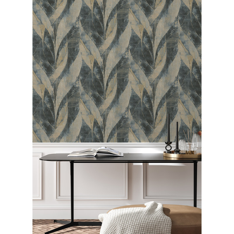 Rouleau de papier peint L 33 pi x l 20,9 po, Bleu