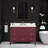 Alana 48 in. Single Sink Bathroom Vanity in Burgundy Red with Top-117807245-117807246