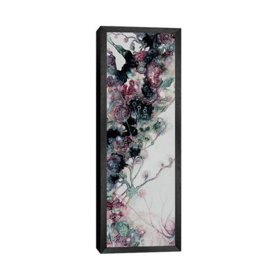 Moody Floral by Mishel Schwartz - Panoramic Painting on Canvas