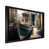 Impression noire sur toile encadrée sélectionné