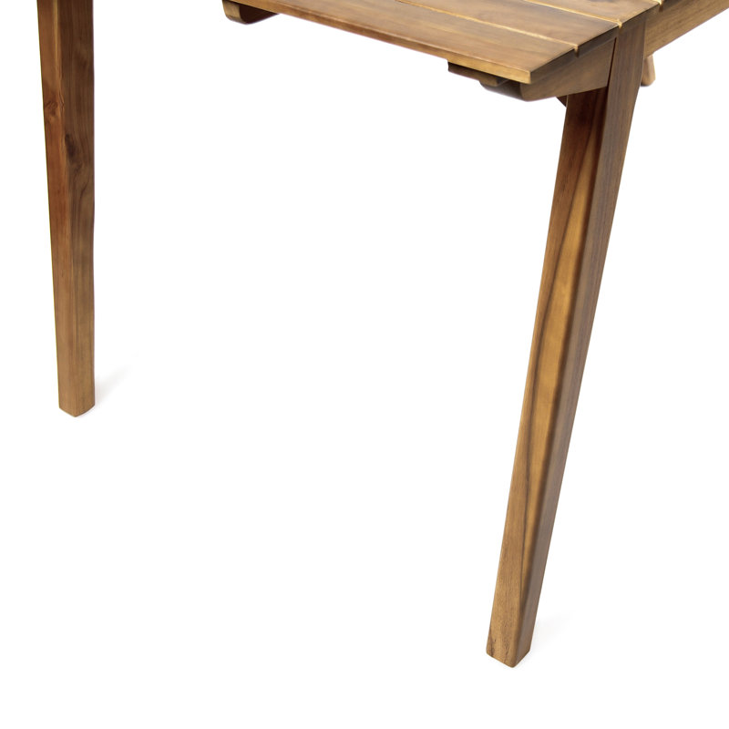 Table de salle à manger en bois pour l'extérieur 69 po - Finition pour un repas mémorable