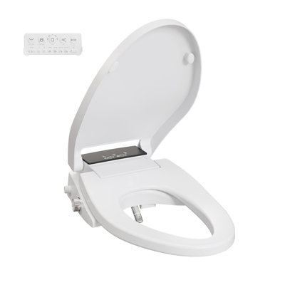 Siège de toilette bidet électrique Hennessy & Hinchcliffe ZenWash PRO, allongé