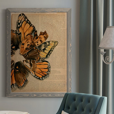" Winged Wreath I " Print
