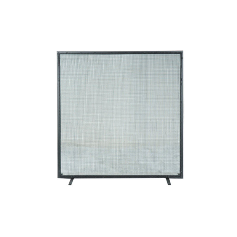 Prime 1 Panel Steel Fireplace Screen, 45" H x 48" W x 15" D