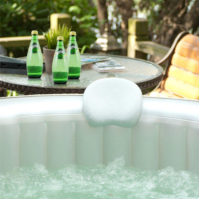 Hot Tub Spa Luxury Comfort Set Accessory Kit with Two Headrests and Cup Holder