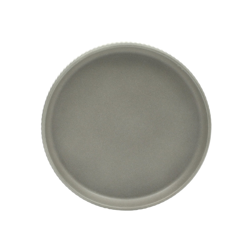 Gibson Elite Deerfield 16-Piece Stoneware Dinnerware Set – Stackable Plates and Bowls, Reactive Glaze, Service for 4, Soft Gray