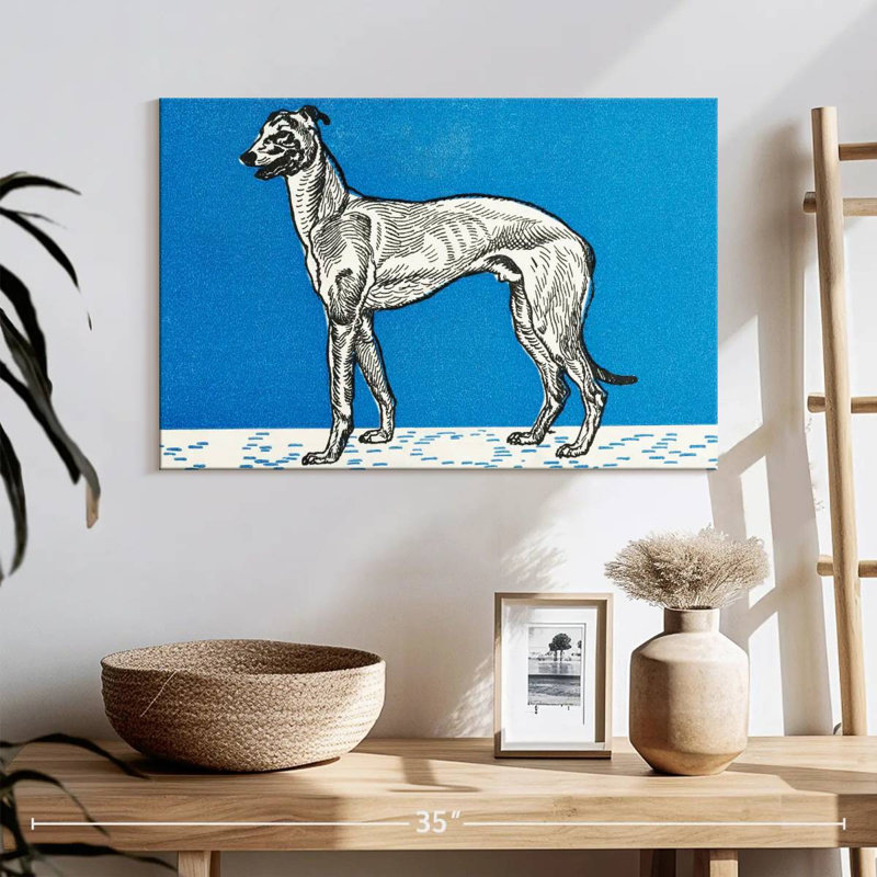 Brampt Greyhound III, 16" H x 24" W