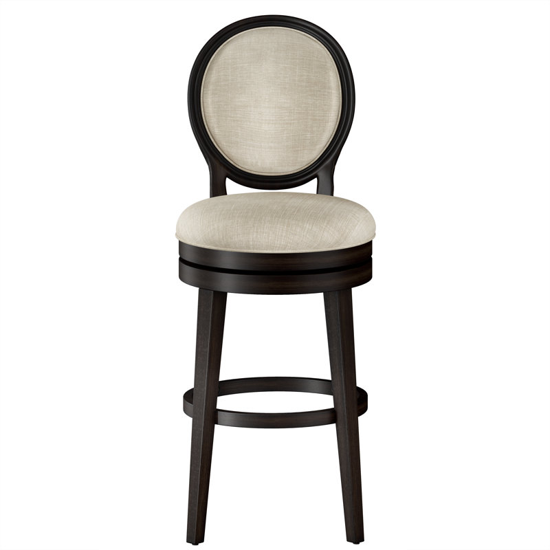 Tabouret pivotant Andranae, Brun, Tabouret de bar (siège d'une hauteur de 30,25 po)