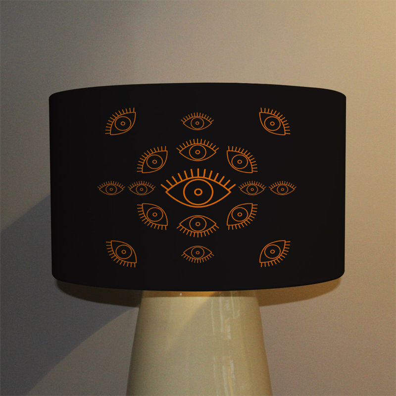 Drum Cotton Lamp Shade ( Uno ), 25cm H x 40cm W x 40cm D