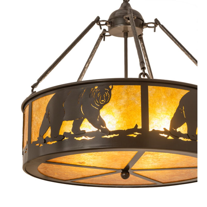Lone Bear 4 - Light Chandelier