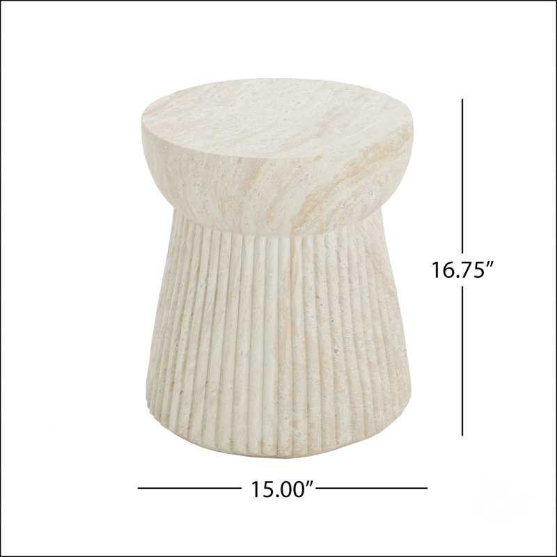 Table d'appoint Minimalist, Beige