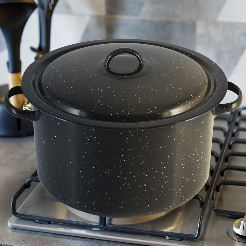 Eternal 12 Quarts Non-Stick Carbon Steel Stock Pot
