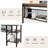 Peery L-Shaped Steel Computer Desk