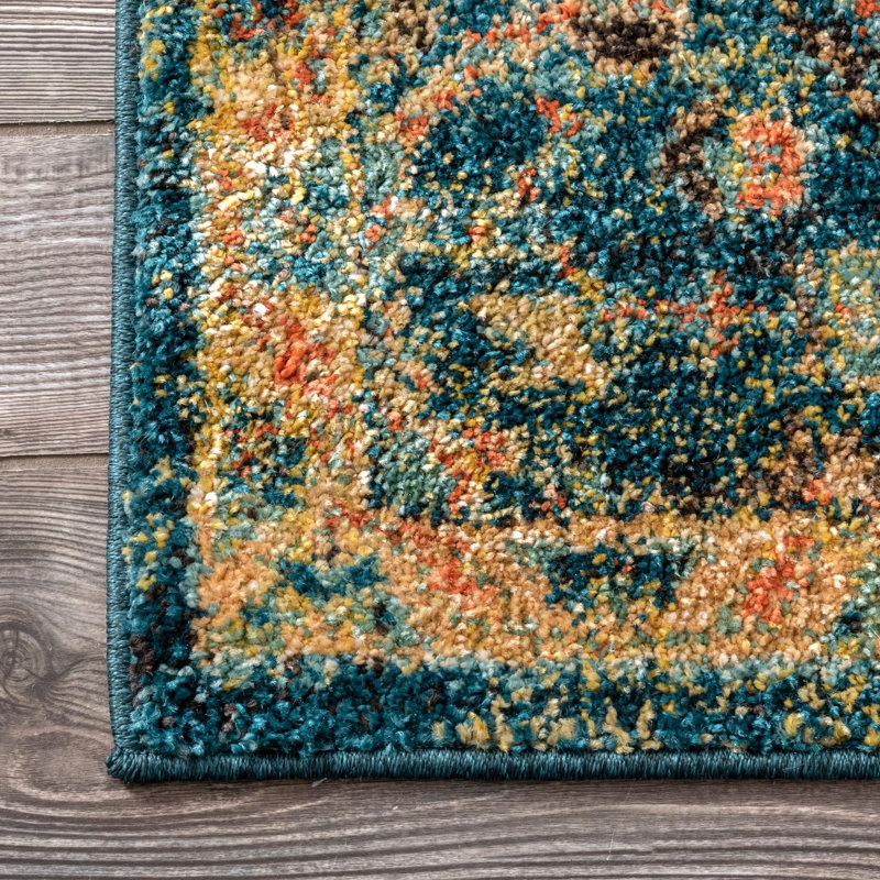 Tapis oriental oriental Olive, Rectangle 5 pi x 7 pi 5 po