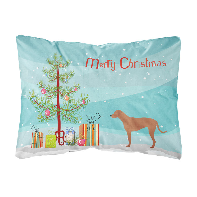  Coussin intérieur / extérieur Rhodesian Ridgeback Christmas
