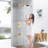 Luxury 3-Function Shower System Set - Solid Brass Control Valve, 10" Overhead Shower, 3-Spray Handheld, With Bathtub Spout