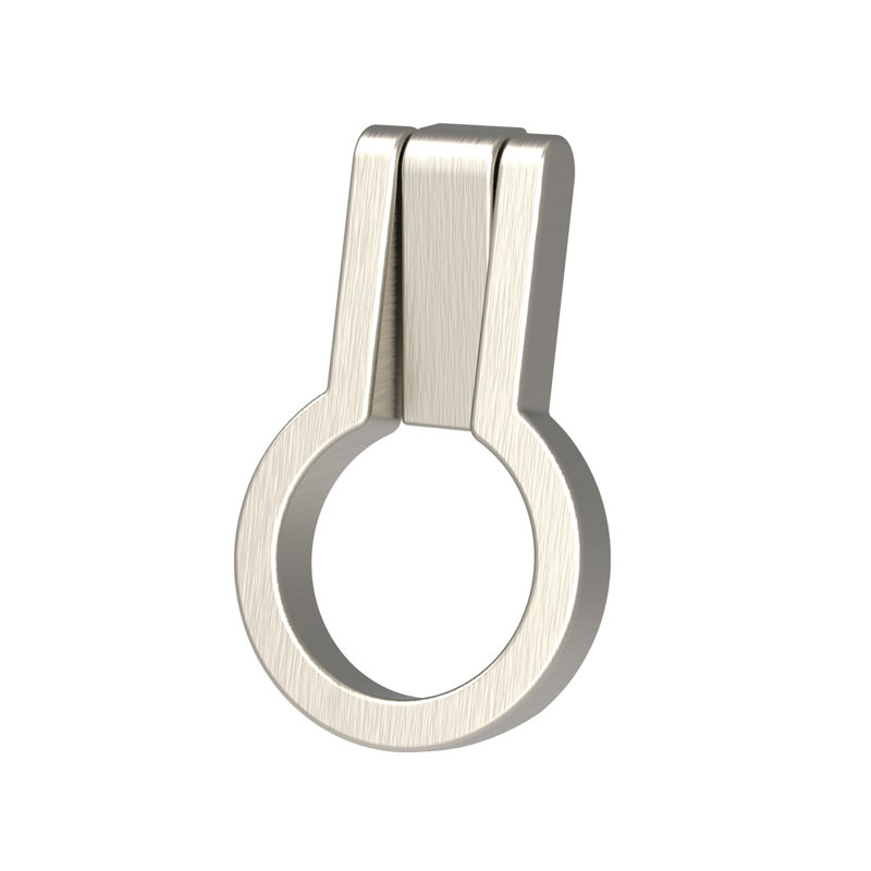 Anitgue Ring Pull, Brushed Nickel