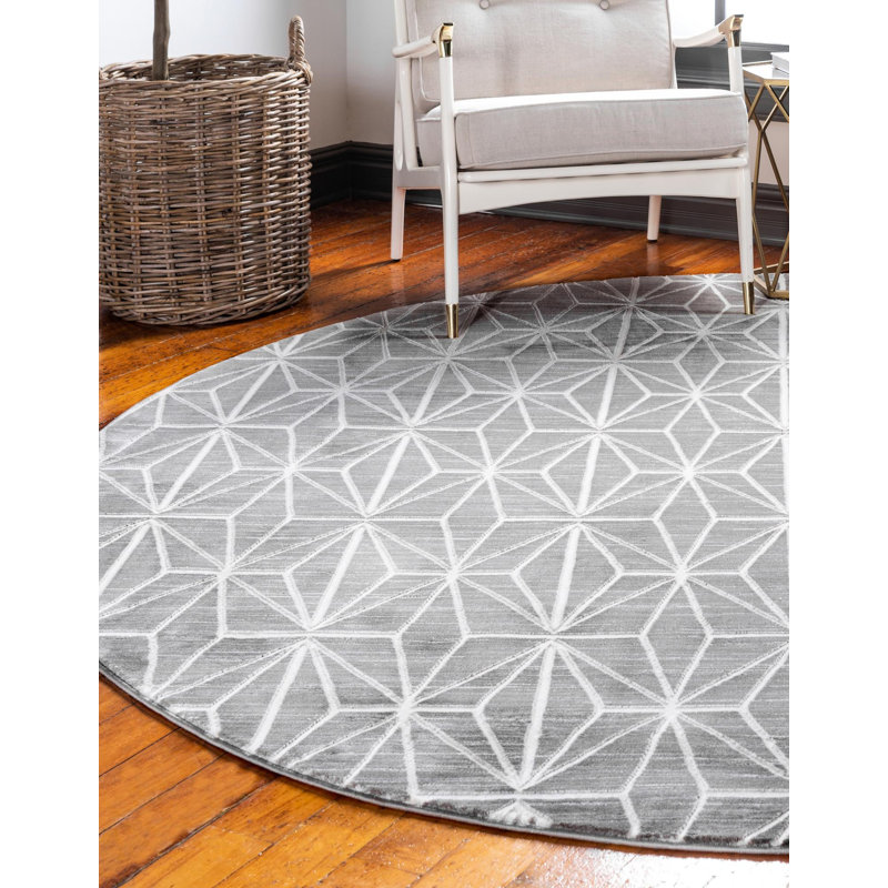 Tapis Fifth Avenue Uptown par Jill Zarin, Rond 5 pi 3 po