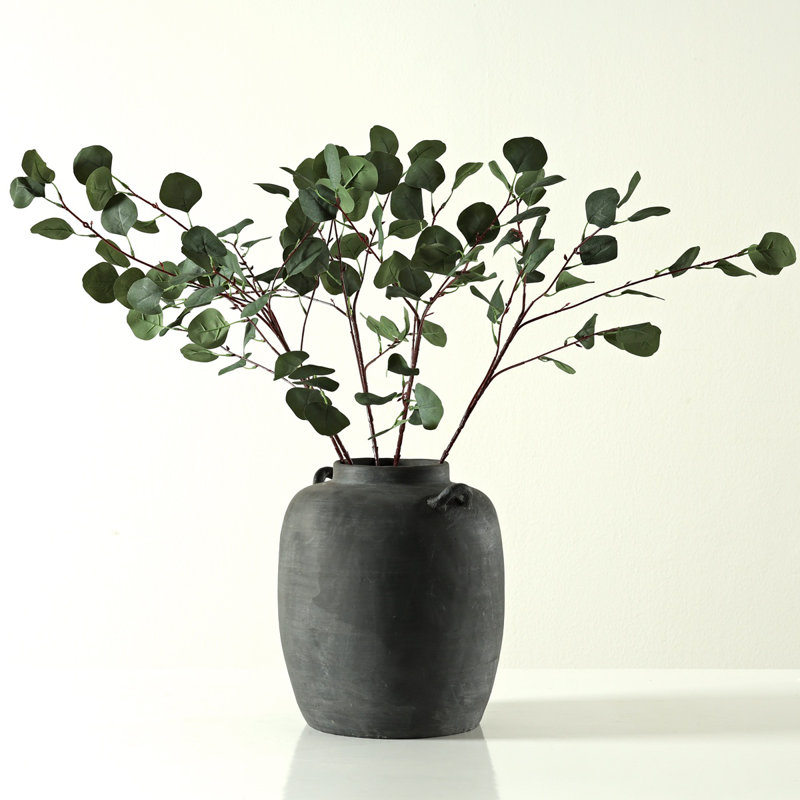 Vase 13 pouces de hauteur avec deux poignées