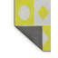 Tapis jaune géométrique-452721247