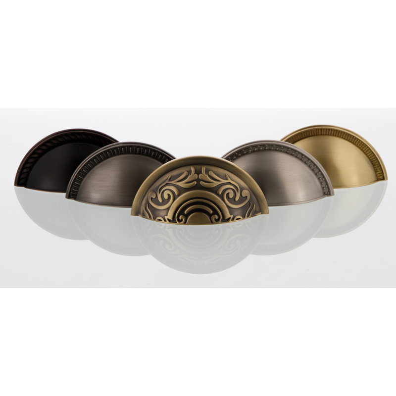 Meadows 3" Center to Center Cup Pull, Antique Pewter