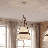 Corinth 3-Light Pendant in Warm Brass
