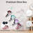 Large Shoe Boxes Plastic Stackable, 8 Pack Drop Side Shoe Storage Boxes With Magnetic Door, Shoe Storage Organizer Sneaker Storage Display Fit Up To US Size 13-937049226
