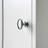 23.6" White Bathroom Wall Cabinet