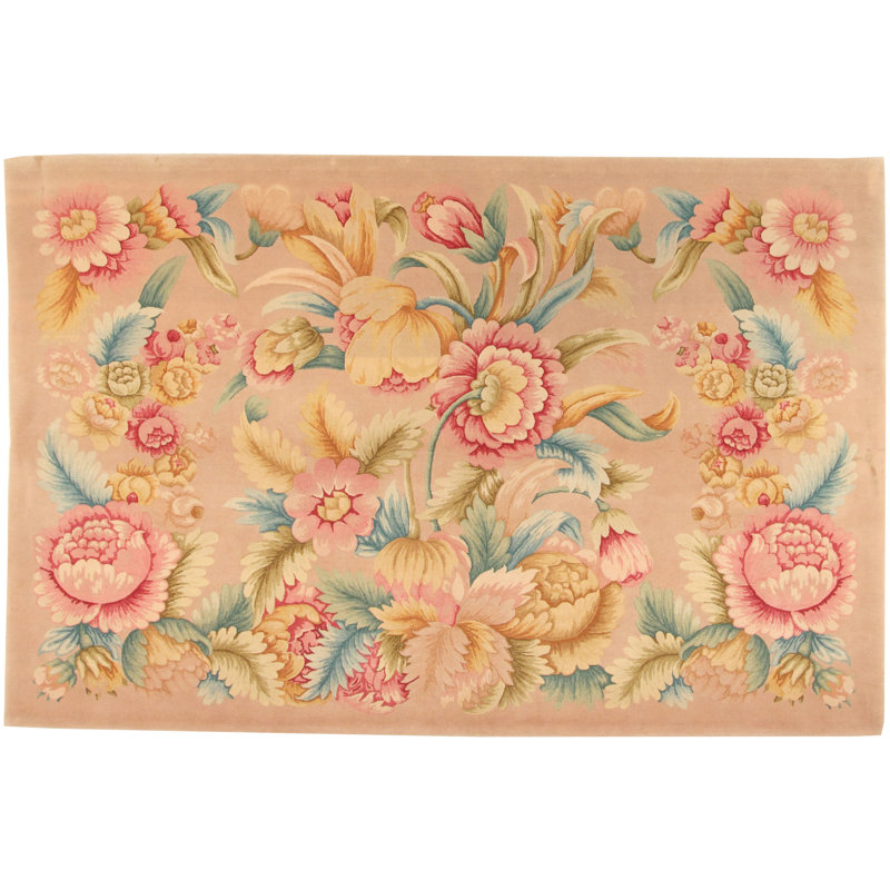  - Tapis «Savonnerie Vintage» - Taille 6 pi 7 po x 9 pi 10 po
