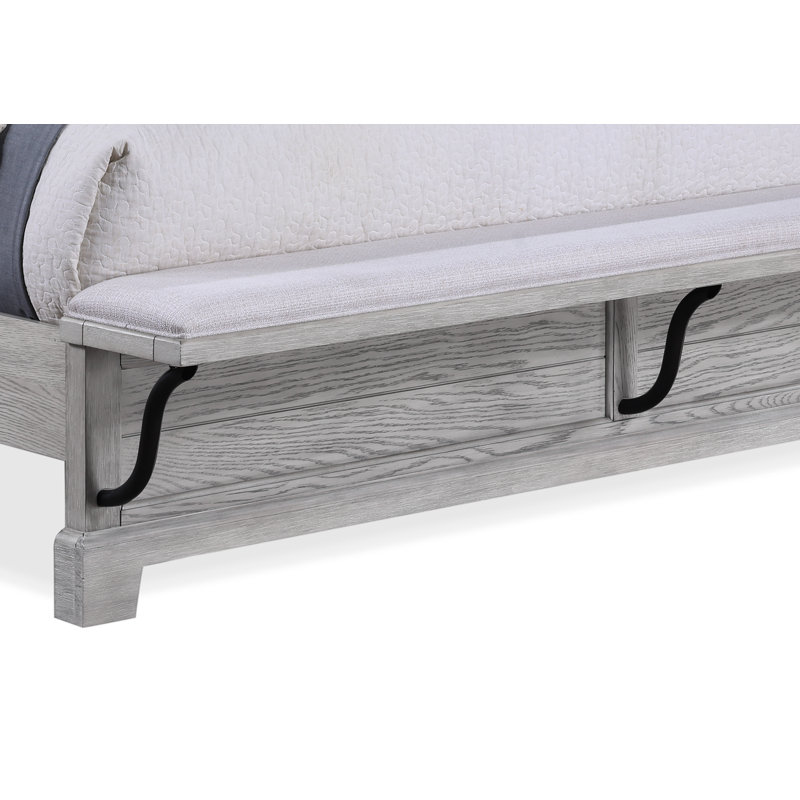 Ensemble de chambre à coucher Imir Katya, 4 Pieces: Chest, Bed, 2 Nightstand, Très grand