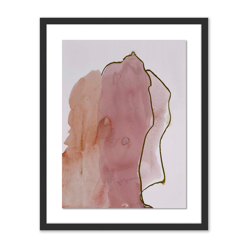 Abstract Desert II Painting by Kim Whiteside, Black, 24" H x 19" W x 1.5" D