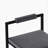 Bar Stools Upholstered Velvet Counter Height Barstools for Kitchen Island Set of 2 Modern Dining Chairs with Footrest & Backrest (Black & Gray)-1564437470-1564437468