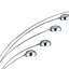 Beason 210cm Chrome Novelty Floor Lamp