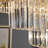 9 - Light Iron Dimmable Tiered Chandelier