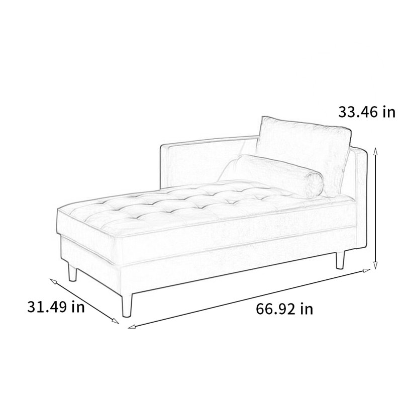 Chaise moderne en bois massif de luxe moderne, Orienté à droite, Bleu
