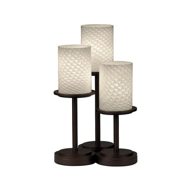 Lampe de table cylindrique 16 po Casson