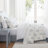 Martha Stewart Flower Block Cotton Reversible Blue Quilt Set-115991040
