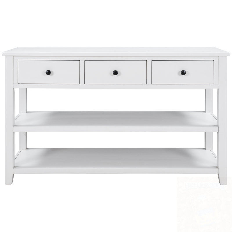 Console rétro avec deux tablettes ouvertes, Blanc
