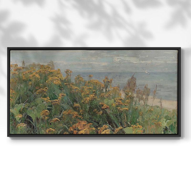 Série paysage - CMLVII - Toile tendue avec châssis encadré - Prêt à être accroché, H 21 po x l 41 po