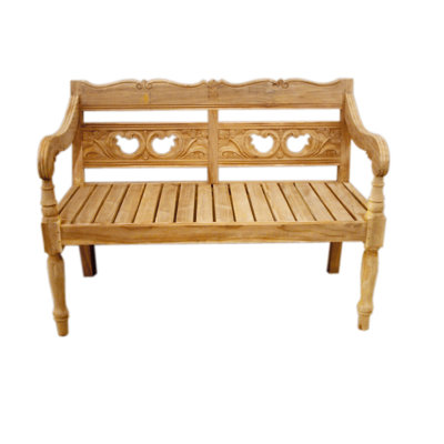 Banc de jardin teck Proulx
