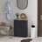 Slim Shoe Cabinet For Entryway, Modern Hidden Shoe Storage Cabinet With 2 Flip Drawers And Adjustable Shelves For 12 Pairs Of Shoes, Black