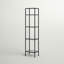 Bibliothèque de type étagère en acier de H 73 po x l 18 po Letia-318422667